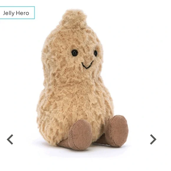 Jelly cat Amuseables Peanut BNWT authentic - Picture 2 of 5